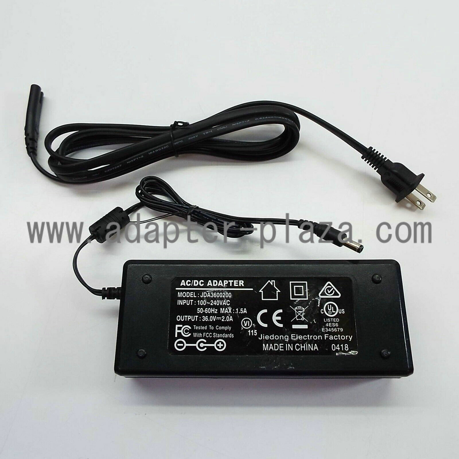 *Brand NEW* JDA3600200 36V DC 2A AC DC Adapter POWER SUPPLY